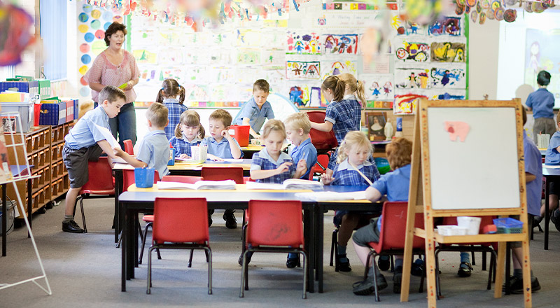 2009 archive image at St Finbar's Primary School Glenbrook